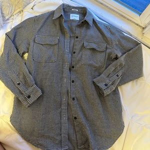Abercrombie and fitch houndstooth shacket